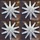 HSCN133-CLEAR RHINESTONE SPUR CONCHOS BLING HEADSTALL TACK COWGIRL