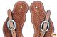 BHPS121-Tooled Spur Straps Light Oil