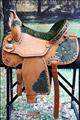 HSOS907-HILASON WESTERN BARREL RACING TRAIL PLEASURE SADDLE - Tan