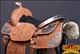 HSOS208-HILASON WESTERN HAND TOOLED LEATHER SHOW EQUITATION TRAIL PLEASURE HORSE SADDLE