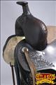 HSRS103-HILASON WESTERN HAND TOOLED LEATHER COWBOY WADE RANCH ROPING SADDLE DARK BROWN