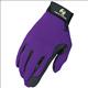 HE-HG107-S205 PURPLE HERITAGE PERFORMANCE RIDING GLOVES HORSE EQUESTRIAN