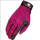 HE-HG123-S230 WILD ZEBRA HERITAGE PERFORMANCE RIDING GLOVES HORSE EQUESTRIAN