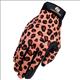 HE-HG127-S187 LEOPARD HERITAGE PERFORMANCE RIDING GLOVES HORSE EQUESTRIAN