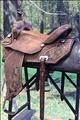 HSOS198RO-HILASON WESTERN LEATHER BARREL RACING TRAIL PLEASURE HORSE SADDLE