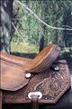 HSOS198RO-HILASON WESTERN LEATHER BARREL RACING TRAIL PLEASURE HORSE SADDLE