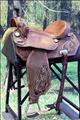 HSOS198RO-HILASON WESTERN LEATHER BARREL RACING TRAIL PLEASURE HORSE SADDLE