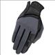 HE-HG246-HERITAGE X-COUNTRY GLOVE HORSE RIDING LEATHER STRETCHABLE BLACK GREY