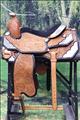 HSOS209BK1-HILASON WESTERN HAND TOOLED LEATHER SHOW EQUITATION PLEASURE HORSE SADDLE