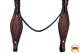 BHPA321DB-HILASON WESTERN BARB WIRE LEATHER HORSE BRIDLE HEADSTALL BREAST COLLAR BROWN