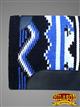 FEDP252-FUR-F252 HILASON WESTERN NEW ZEALAND WOOL FELT SADDLE BLANKET PAD BLACK BLUE