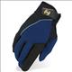 HE-HG252-HERITAGE COMPETITION HORSE RIDING GLOVE LYCRA NYLON LEATHER NAVY/BLACK
