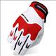 HE-HG259-HERITAGE POLO PRO HORSE RIDING EQUESTRIAN PADDED GLOVE WHITE RED