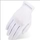 HE-HG303-HERITAGE POWER GRIP STRETCHABLE NYLON HORSE RIDING EQUESTRIAN GLOVE WHITE