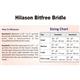 HSBB230-HILSAON BITFREE LEATHER ENGLISH BITLESS BRIDLE HORSE BLACK W/ REINS