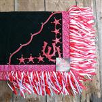 HILASON WESTERN SHOW BARREL RACING RODEO HORSE SADDLE BLANKET DESIGN SHOE & STAR