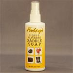 FIEBINGS FOAMING LIQUID GLYCERIN SADDLE SOAP FOR CLEAN FINISH LEATHER 4OZ