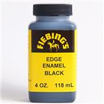 4 OZ. FIEBINGS WATERPROOF SEMI GLOSS EDGE LEATHER ENAMEL BLACK