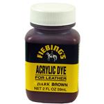 FIEBING DARK BROWN 2 OZ. ACRYLIC LEATHER DYE