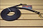 DARK OIL WESTERN HORSE TACK LEATHER SPLIT TRAIL REIN BY CIRCLE Y