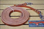 CIRCLE Y REGULAR OIL LEATHER TACK HORSE SPLIT TRAIL REIN NICKLE TRIGGER SNAPS