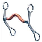 WEAVER LEATHER ALL PURPOSE HORSE BIT 5 INCH MEDIUM PORT COPPER MOUTH