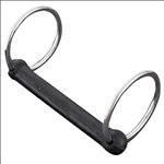 WEAVER LEATHER DRIVING HORSE BIT 4 1/2 INCH RUBBER MOUTH