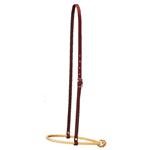 WEAVER LEATHER BURGUNDY LATIGO LEATHER HORSE CAVESON W/ ROPE NOSEBAND