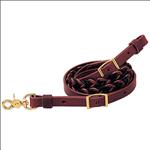 WEAVER LEATHER TWO TONE LATIGO LEATHER 5 PLAIT ROPER REIN HORSE TACK