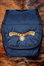 BLACK IRCLE Y POMMEL BAG SADDLE WESTERN HORSE TACK