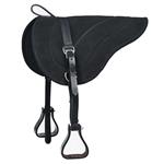 HILASON NATURAL HORSEMANSHIP LEATHER BAREBACK WESTERN TREELESS SADDLE PAD