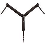 WEAVER TRAIL GEAR HORSE LEATHER WEBB BREAST COLLAR BLACK
