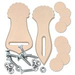 LEATHER SADDLERY REPAIR KIT BY WEAVER LEATHER CONCHO LEATHER GIRTH HOLDER SCREWS
