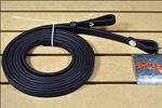 WESTERN TACK BLACK LEATHER HORSE SPLIT REIN BY CIRCLE Y