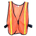 HILASON WESTERN HORSE TACK NIGHT RIDING SAFETY VEST ORANGE