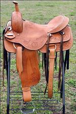 OS712TC HILASON WESTERN CUTTING CUTTER ROPING RANCH TRAIL COWBOY SADDLE 16  17 