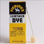 4 OZ FIEBINGS SMOOTH FINISH LEATHER ALCOHOL DYE BLACK