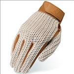 HERITAGE CROCHET RIDING GLOVES HORSE EQUESTRIAN