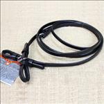 BLACK CIRCLE Y WESTERN LEATHER WALKING HORSE STYLE REIN ROLLER BUCKLE