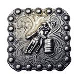BARREL RACER SQUARE CONCHO SADDLE HEADSTALL TACK BLING COWGIRL
