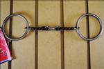 REINSMAN MEDIUM LOOSE RING 3 PIECE SWEET AND SOUR DOG BONE HORSE SNAFFLE BITS