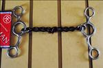 REINSMAN JR. COW HORSE SWEET IRON SMALL CHAIN MOUTH WITH COPPER PACIFIERS BIT