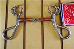 REINSMAN COLT 1/2 INCH SMOOTH COPPER HORSE SNAFFLE BIT