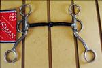 REINSMAN SLOW 3/8 INCH SWEET IRON RIBBON HORSE SNAFFLE BIT