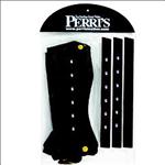 PERRIS MEDIUM BLACK PONY PALOOZA BLING ZIPPER CHILD HALF CHAPS COMBO