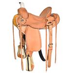 RS106 HILASON BIG KING Series WESTERN WADE RANCH ROPING COWBOY SADDLE 15 16 17