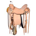 RS106 HILASON  BIG KING Series  WESTERN WADE RANCH ROPING COWBOY SADDLE 15 16 17