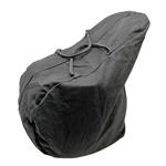 BLACK TOUGH1 HORSE TACK CANVAS ENGLISH SADDLE CARRYING BAG CASE