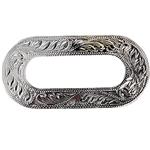 HILASON BILLET SLOT PLATE SILVER CONCHO COWGIRL BELT HEADSTALL SADDLE TACK