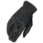 HERITAGE TRADITIONAL SHOW RIDING GLOVES HORSE EQUESTRIAN BLACK